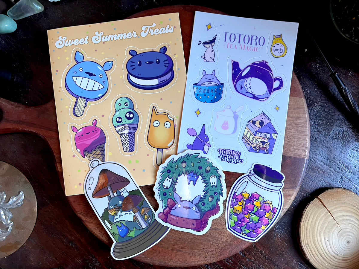 Totoro Sticker Bundle – Riddle's Tea Shoppe